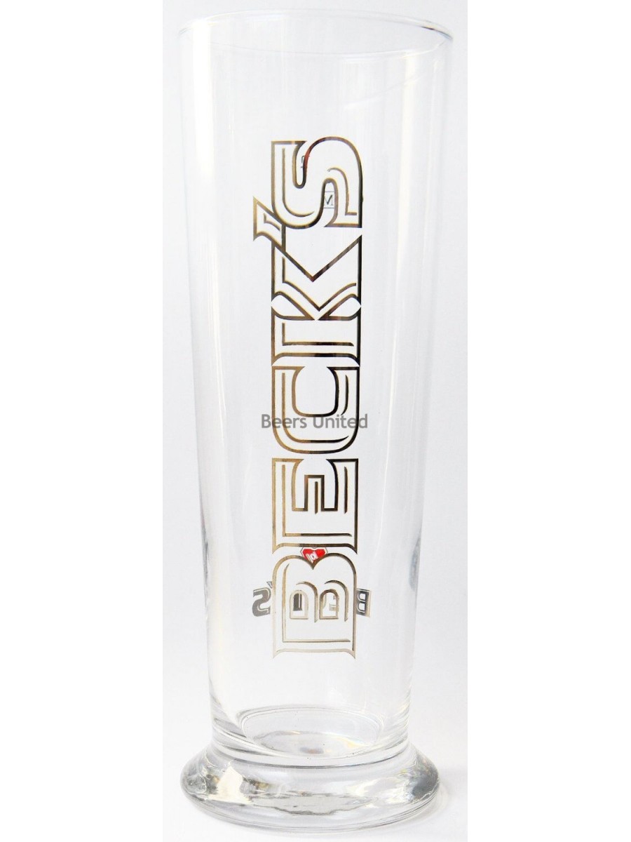 Becks Seattle Pint Designer Beer Glasses (set of 6) 500ml