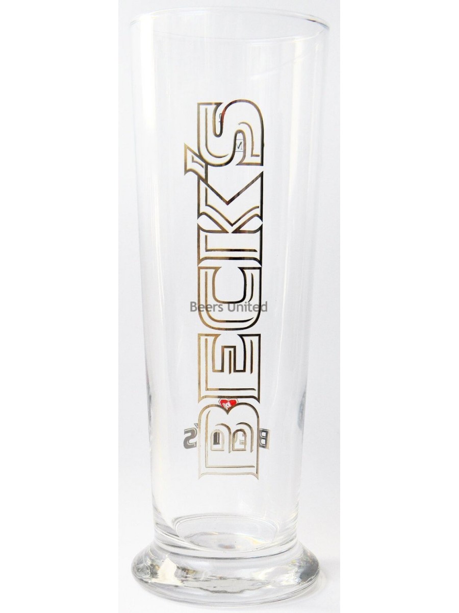 Becks Seattle Pint Designer Beer Glasses (set of 2) 500ml