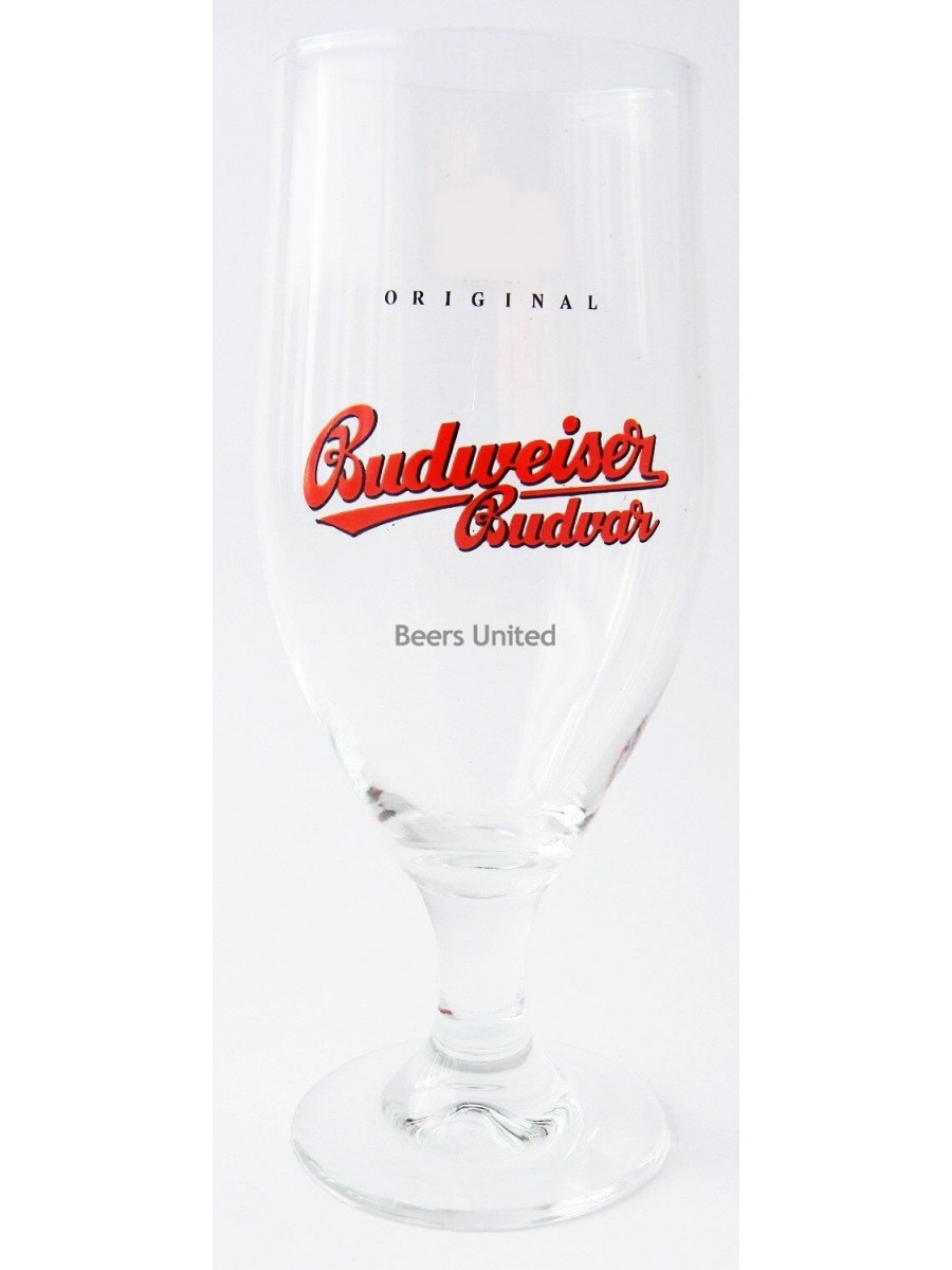 Budvar Budweiser Half Pint Beer Glasses (set of 2) 330ml