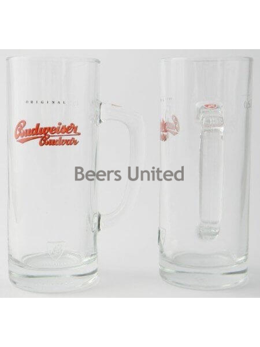 Budvar Budweiser Pint Glasses Mugs (set of 6) 500ml