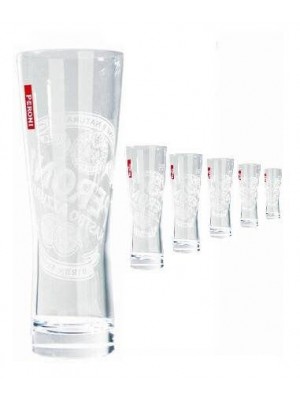 Peroni 'Signature' Half Pint Beer Glasses 280ml Set of 6