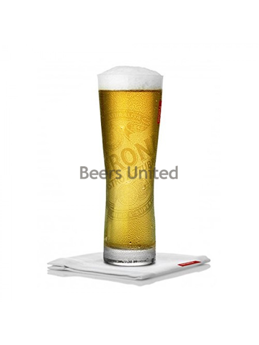 Peroni Pint Beer Glasses (set of 6) 500ml Lined