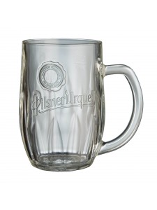 Pilsner Urquell Half Pint Handled Beer Glasses 330ml (set of 2)