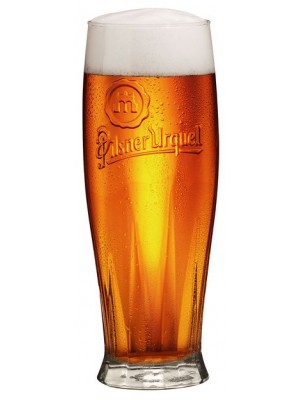 Pilsner Urquell Half Litre Lined Glasses (set of 2)