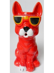 Red Absinthe Cat, 17cm High For Absinthe or Water